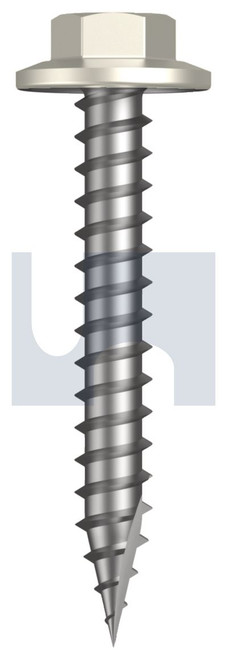 TYPE 17 FLANGED HEX HEAD | C1022 Hardened | CL4 SM T17 FLG HX:12-11X 40 (SURFMIST (TITANIA) -CL4)