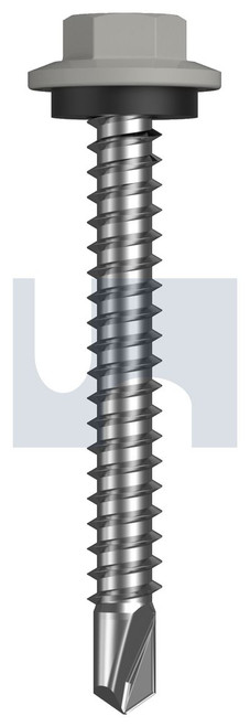 METAL SDS HEX HEAD + WASHER | C1022 Hardened | CL4 SO MET SEAL HX:12-14X 45 (SOUTHERLY -CL4)