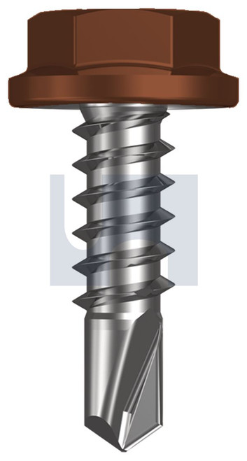 METAL SDS FLANGED HEX HEAD | C1022 Hardened | CL4 TE MET FLG HX:10-16X 16 (Class 4)