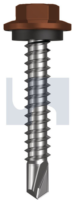 METAL SDS HEX HEAD + WASHER | C1022 Hardened | CL4 TE MET SEAL HX:12-14X 35