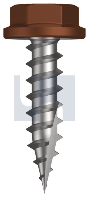 TYPE 17 FLANGED HEX HEAD | C1022 Hardened | CL4 TE T17 FLG HX:10-12X 20 (TERRAIN - CL4)