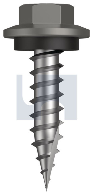 TYPE 17 HEX HEAD + WASHER | C1022 Hardened | CL4 WA T17 SEAL HX:12-11X 25 (WALLABY - CL4)