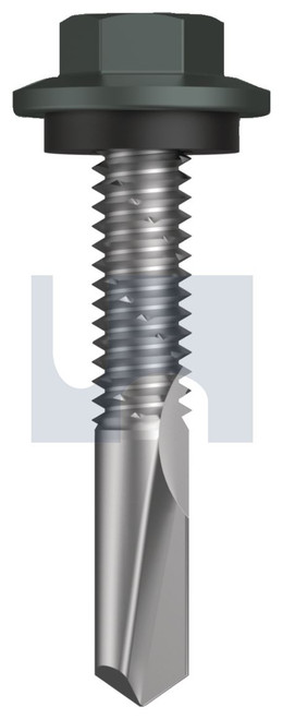 s500 SDS HEX HEAD + WASHER | C1022 Hardened | CL4 WG S500 SEAL HX:12-24X 32