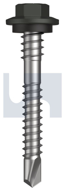 METAL SDS HEX + WASHER + Xgrip | C1022 Hardened | CL4 WG MET XGRIP HX:12-14X 43