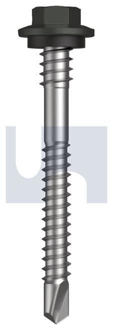 METAL SDS HEX + WASHER + XGRiP | C1022 Hardened | CL4 WG MET XGRIP HX:12-14X 53 (WOODLAND GREY (THUNDER) -CL4)