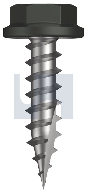 TYPE 17 FLANGED HEX HEAD | C1022 Hardened | CL4 WG T17 FLG HX:10-12X 20 (WOODLAND GREY (THUNDER) -CL4)