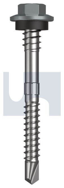 METAL SDS HEX + WASHER + Xgrip | C1022 Hardened | CL4 WN MET XGP HX S:12-14X 55