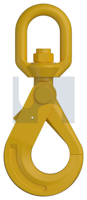 SAFETY HOOK WITH SWIVEL | Grade 80 | GR80 SWIVEL SAFETY HOOK: 13MM