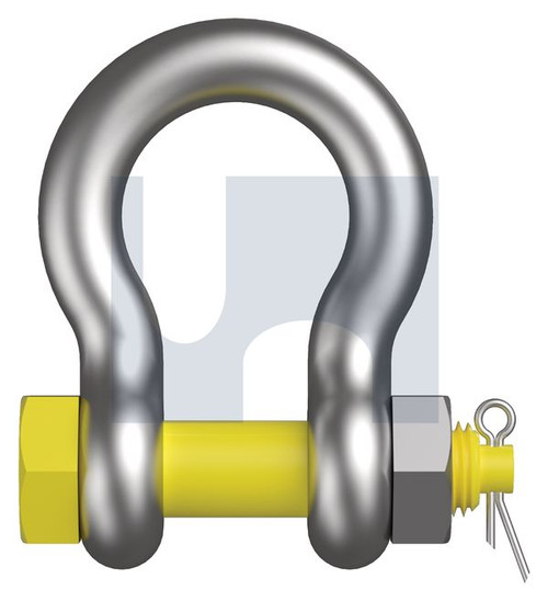 LIFTING BOW SHACKLE SAFETY PIN | Grade S | HDG GRS HEC2741 BOW SAFE: 38MM