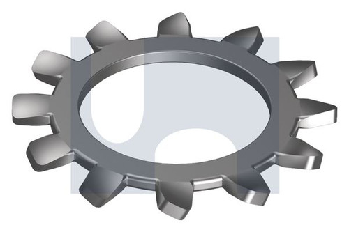 LOCK WASHER EXTERNAL TOOTH | Mild Steel | Z/P EXT-TLOCK WASHER: 7/16 (ZINC PLATED (RoHS Compliant))