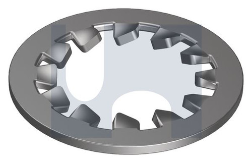 LOCK WASHER INTERNAL TOOTH | Mild Steel | Z/P INT-TLOCK WASHER: 1/4 (ZINC PLATED (RoHS Compliant))