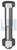 HEX BOLT & NUT | ISO Property Class 8.8 | Z/P 8.8 B/N KIT: M20 X 180 (ZINC PLATED (RoHS Compliant))