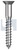 COUNTERSUNK WOOD SCREW | 304 Stainless | 304 WOOD CSK PH: #10 X 1-3/4 (304 STAINLESS)