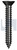 SELF-TAPPER CSK PHIL | C1022 Hardened | ZBP STS CSK PH: #12 X 2-1/2 (Zinc Black Passivate)