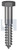 HEX COACH SCREW | ISO Property Class 4.6 | HDG AS1393 4.6 COACH:M6 X 25 (Hot Dip Galvanised)