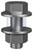 PURLIN FLANGE BOLT & NUT | ISO Property Class 4.6 | HDG 4.6 FLANGE KIT: M12 X 30 (HOT DIP GALVANISED)