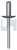 RIVET DOME HEAD LARGE FLANGE | Aluminium 5052 / Zinc Steel | RIV 5052 AS OPEN LFLG: #614 (PLAIN)