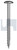 TYPE 17 BUTTON HEAD | 316 Stainless | 316 T17 BUTTON SQ:10-12X 60 (316 STAINLESS)