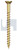 CHIPBOARD CSK RIBBED | C1022 Hardened | ZYP WOOD CSKR PH:10-08X 65 (Zinc Yellow Passivate)