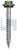 TYPE 17 HEX HEAD + WASHER | C1022 Hardened | CL4 PE T17 SEAL HX S:12-11X 50 (PALE EUCALYPT (MIST GREEN)-CL4)