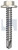 METAL SDS FLANGED HEX HEAD | C1022 Hardened | CL4 SM MET FLG HX:12-14X 35 (SURFMIST (TITANIA) -CL4)