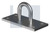 D ANCHOR BRACKET PLATE | Q235B Structural Steel | D ANCHOR BRACKET 4H: 100X50X5 (HOT DIP GALVANISED)