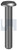 FURNITURE CONNECTOR BOLT | Mild Steel | NP CONNECTOR BOLT: M6 X 65 (NICKEL PLATED)