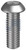 SOCKET BUTTON POST HEX | 304 Stainless | 304 P/HEX 5.0 BHMS: M8 X  40 (304 STAINLESS)