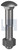 CUP HEAD BOLT & NUT | ISO Property Class 4.6 | Z/P 4.6 CUP B/N KIT:  M6 X  40 (Zinc Plated (RoHS Compliant))