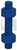 STUD BOLT & NUT KIT | ASTM A193 Grade B7 / 2H | B7/2H XYB KIT: 1/2UNC X 310 (XYLAN BLUE)