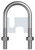 U BOLT ROUND KIT | Mild Steel | HDG U-BLT KIT 65NB: M12 X 76 (HOT DIP GALVANISED)