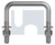HDG SQ U-BLT KIT:1/2BSWX56X125 (HOT DIP GALVANISED)
