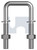 U BOLT SQUARE KIT SPRING WASH | Mild Steel | HDG SQ U-BLT KIT:M12X52X110 (HOT DIP GALVANISED)