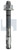 M2 THROUGHBOLT | Carbon Steel | Z/P M2:  M8 X  85 / 15 (ZINC PLATED (ROHS COMPLIANT))