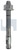 M2F THROUGHBOLT | Carbon Steel | HDG M2F: M10 X  95 / 15 (HOT DIP GALVANISED)