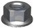 SERRATED HEX FLANGE NUT | ISO Property Class 8 | HDG CL8 SERR FLANGE NUT:  M8 (HOT DIP GALVANISED)