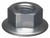 HEX FLANGE NUT AF12 [NO SERR] | ISO Property Class 8 | AF12 HDG CL8 FLG NUT: M8 (Hot Dip Galvanised)