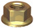 SERRATED HEX FLANGE NUT | ISO Property Class 8 | ZYP CL8 SERR FLNG NUT:M10-1.25 (ZINC YELLOW PASSIVATE)