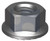 SERRATED HEX FLANGE NUT | ISO Property Class 8 | Z/P CL8 SERR FLNGE NUT:M10 (Zinc Plated (RoHS Compliant))