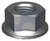 SERRATED HEX FLANGE NUT | SAE Grade 8 | Z/P G8 SERR FLANGE NUT: 3/8UNF (ZINC PLATED (ROHS COMPLIANT))