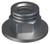 ERM DUAL SLOT SELF LOCK N/WASH | 316 Stainless Class 80 | A4-80 ERM FLG NUT: M16 (316 STAINLESS)