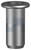 RIVET NUT FLAT RND KNURL OPEN | Aluminium | RIVN ALU RND KNL OPEN: M10X19 (ALUMINIUM)