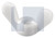 WING NUT | Nylon Natural | NYLON WING NUT:  M4 (NYLON NATURAL)