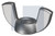 WING NUT | Mild Steel | Z/P MS WING NUT: M8 (ZINC PLATED (ROHS COMPLIANT))