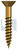 BRASS WOOD CSK SL: #10 X 1-1/4 (BRASS)