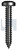 SELF-TAPPER PAN PHIL | C1022 Hardened | ZBP STS PAN PH: #10 X 3 (Zinc Black Passivate)