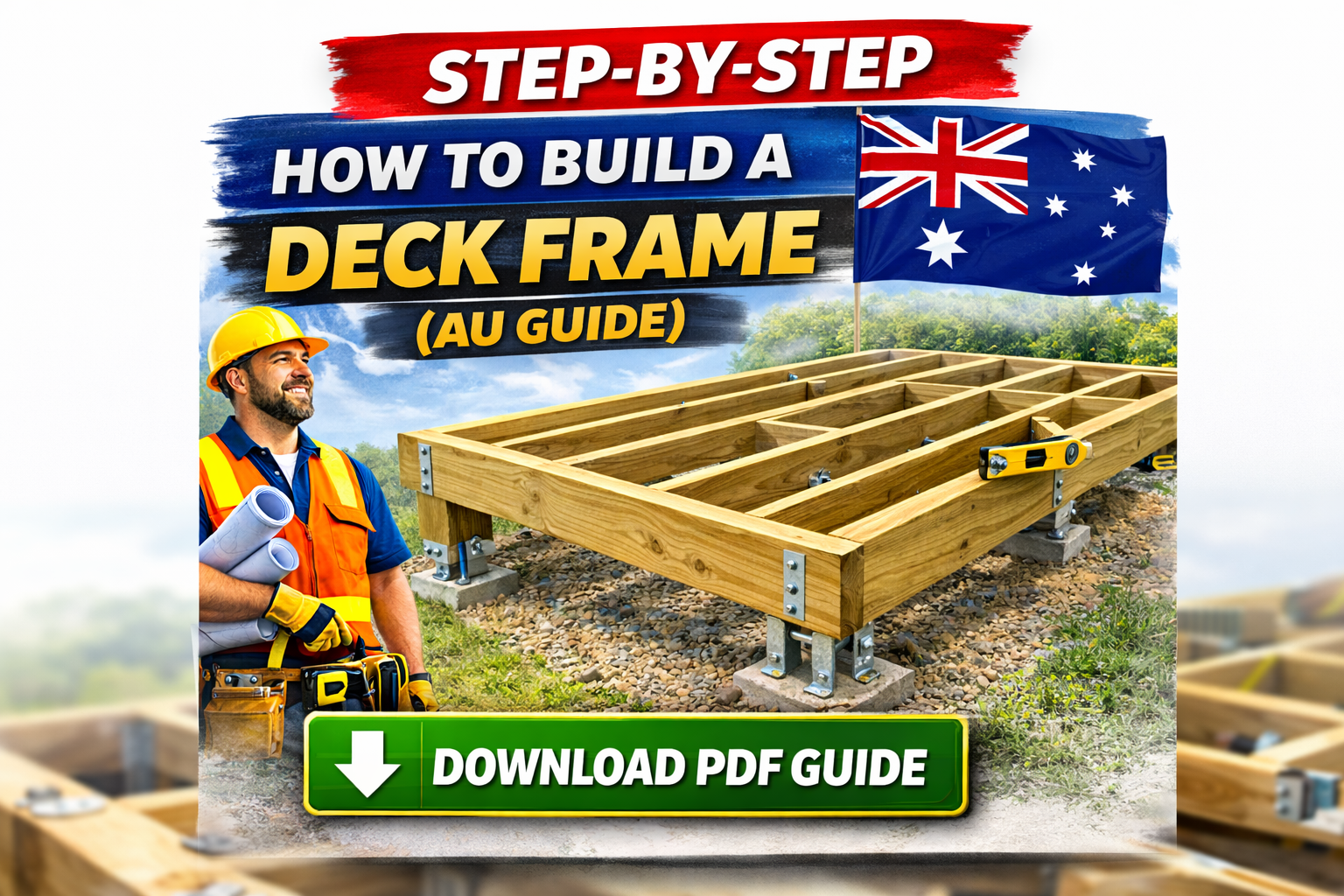 How to Build a Deck Frame Step-by-Step Guide (AU) - KonnectDirect