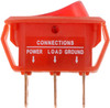 Dorman - Conduct-Tite Electrical Switches - Rocker Full Glow - Rectangular Style - Red Body/Red Glow 84834 Fits -