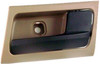 Dorman - HELP Interior Door Handle - Front Right - Black Lever+Brown Housing (Parchment/Black) 81678 Fits Ford Crown Vic