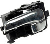 Dorman - HELP Interior Door Handle Front/Rear Left Black/Chrome 81047 Fits Nissan Sentra 2003